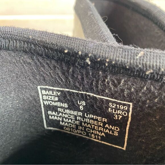 Bogs Bailey Lace Up Rain Boots Size 6 Black - Picture 6 of 6